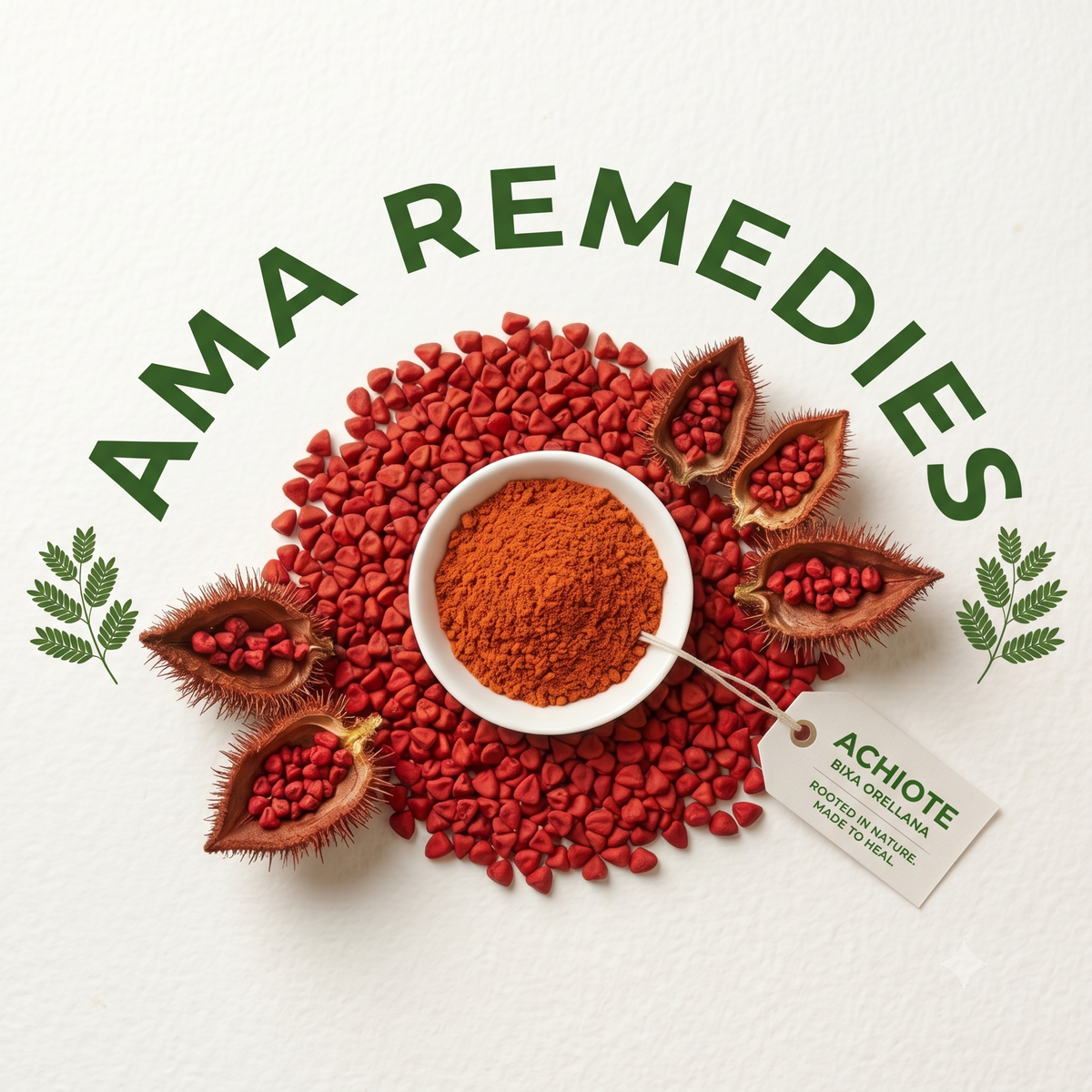 Achiote / Annatto Seeds (Bixa orellana) (Organic)