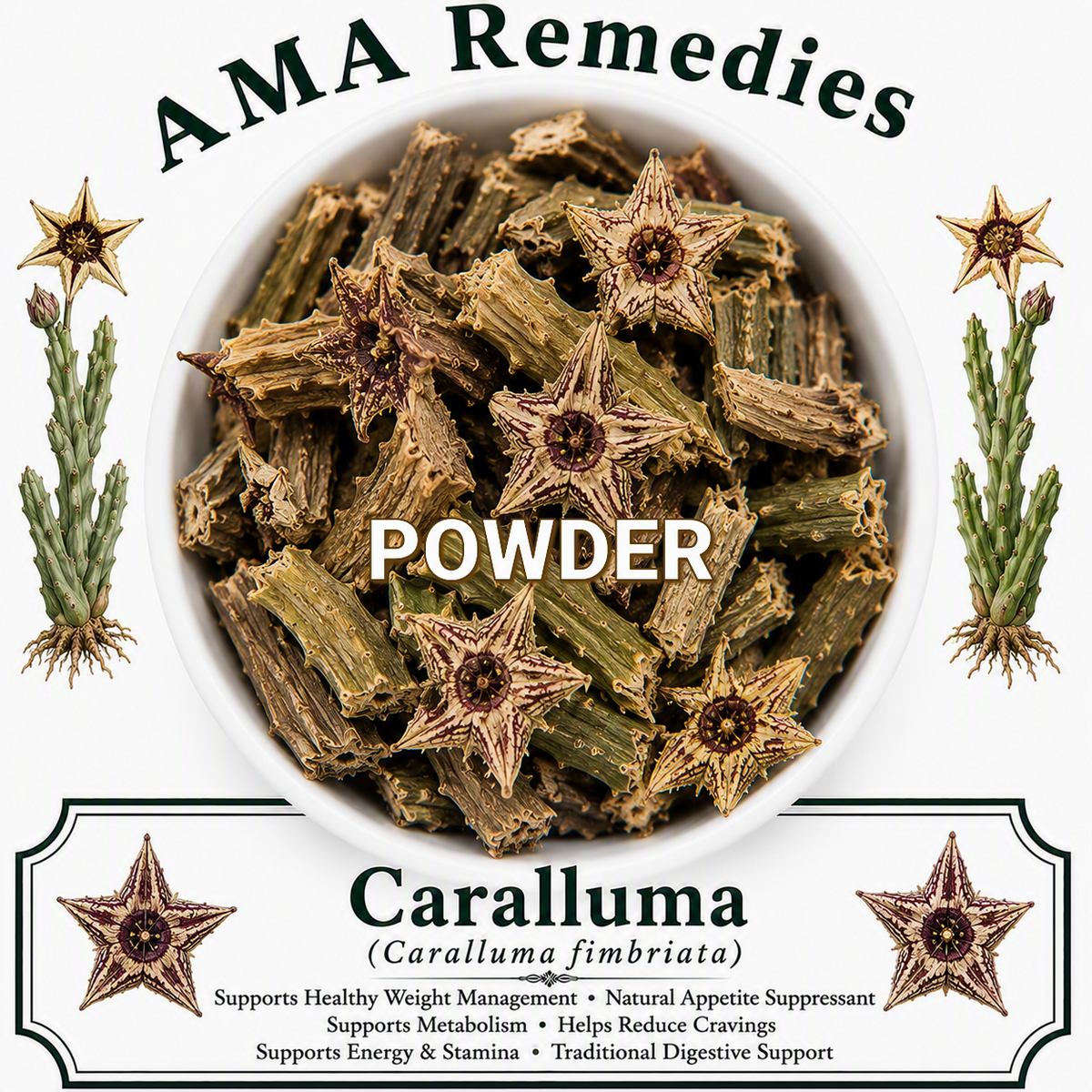 Caralluma (Caralluma fimbriata) Powder