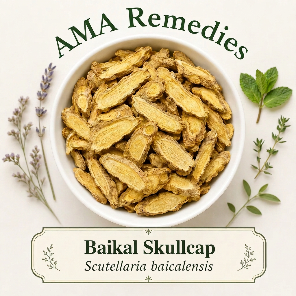 Baikal Skullcap Root (Scutellaria baicalensis) — Organic Dried Root