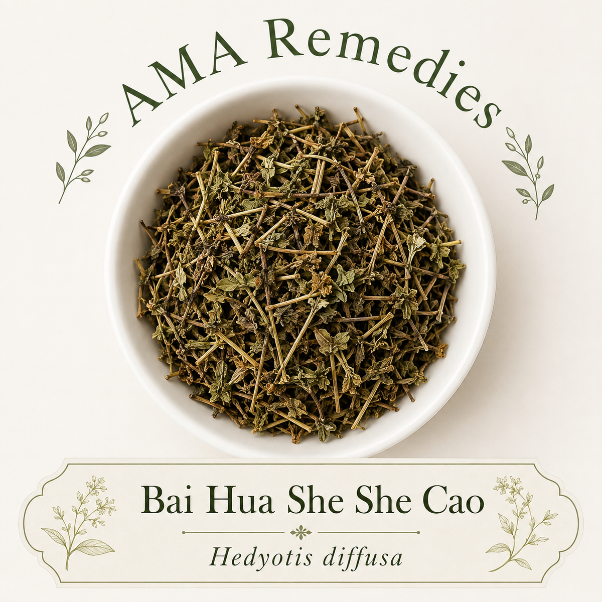 Bai Hua She She Cao (Hedyotis diffusa) — Organic Dried Herb