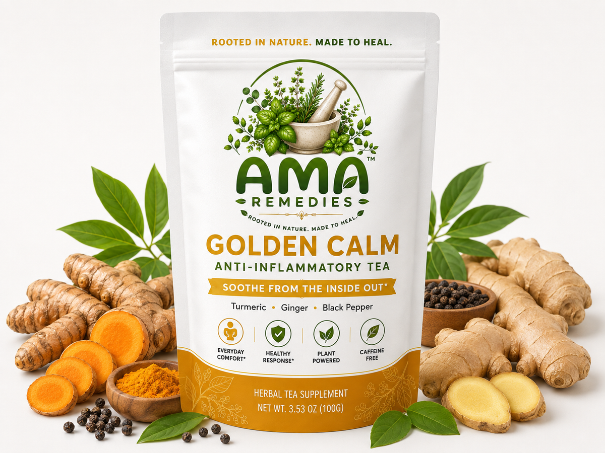 Golden Calm Anti-Inflammatory Loose Leaf Tea (Organic)