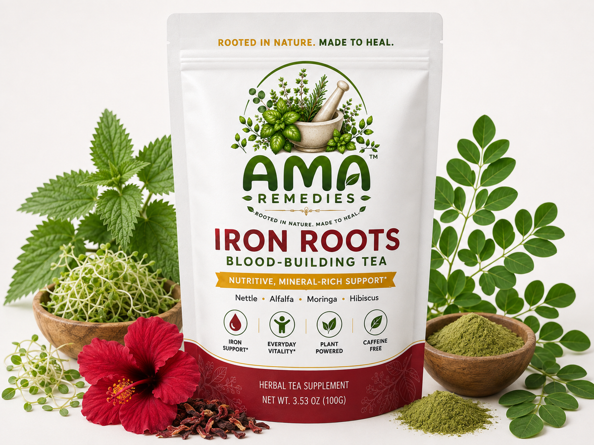 Iron Roots Blood-Building Loose Leaf Tea (Organic)
