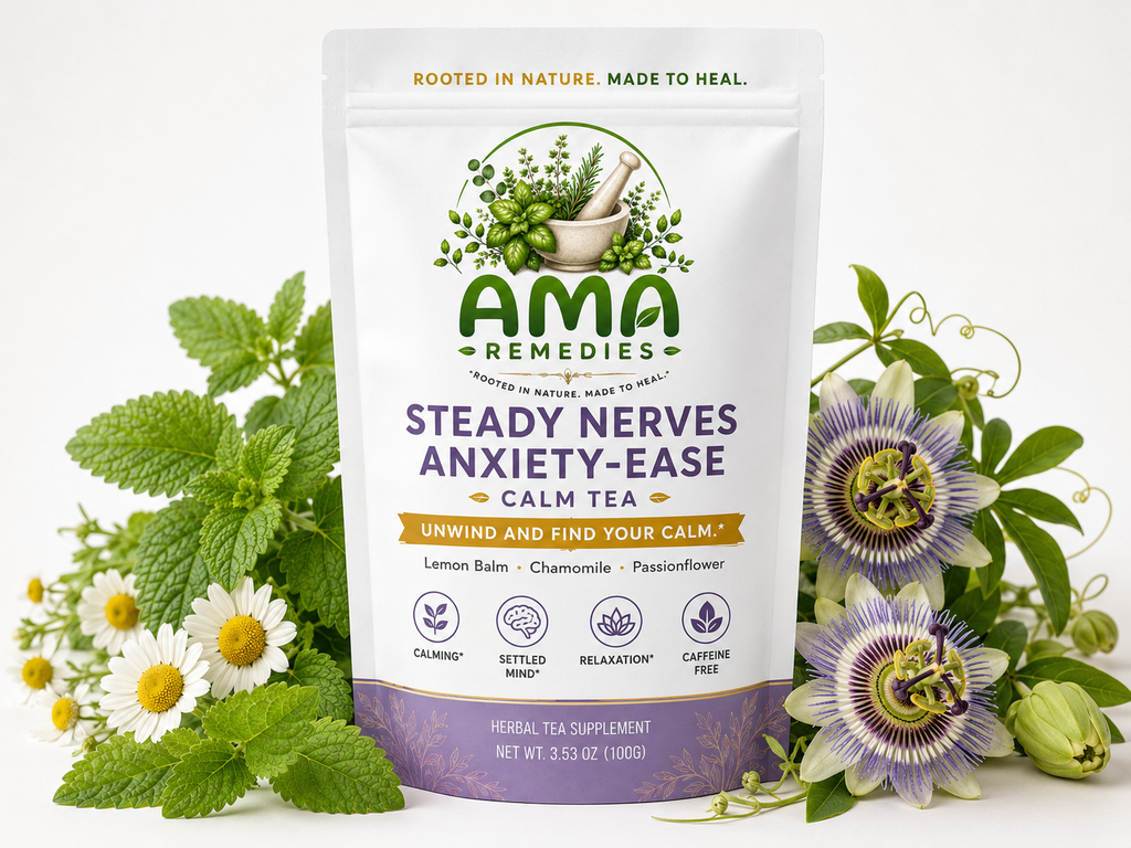 Steady Nerves Anxiety-Ease Loose Leaf Tea (Organic)