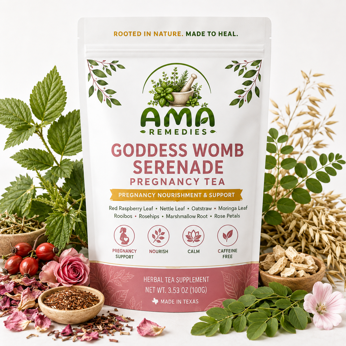 Goddess Womb Serenade Loose Leaf Tea (Organic)