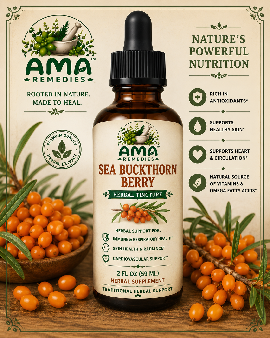 Sea Buckthorn Berry Tincture