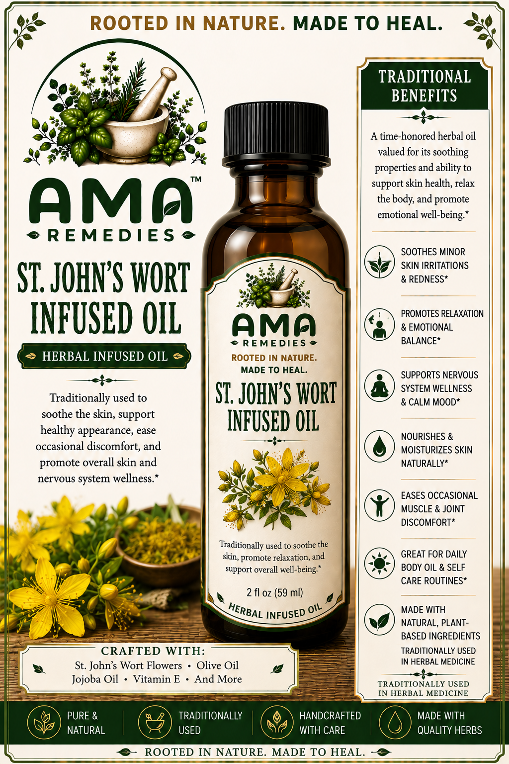 St. John's Wort Infused Oil