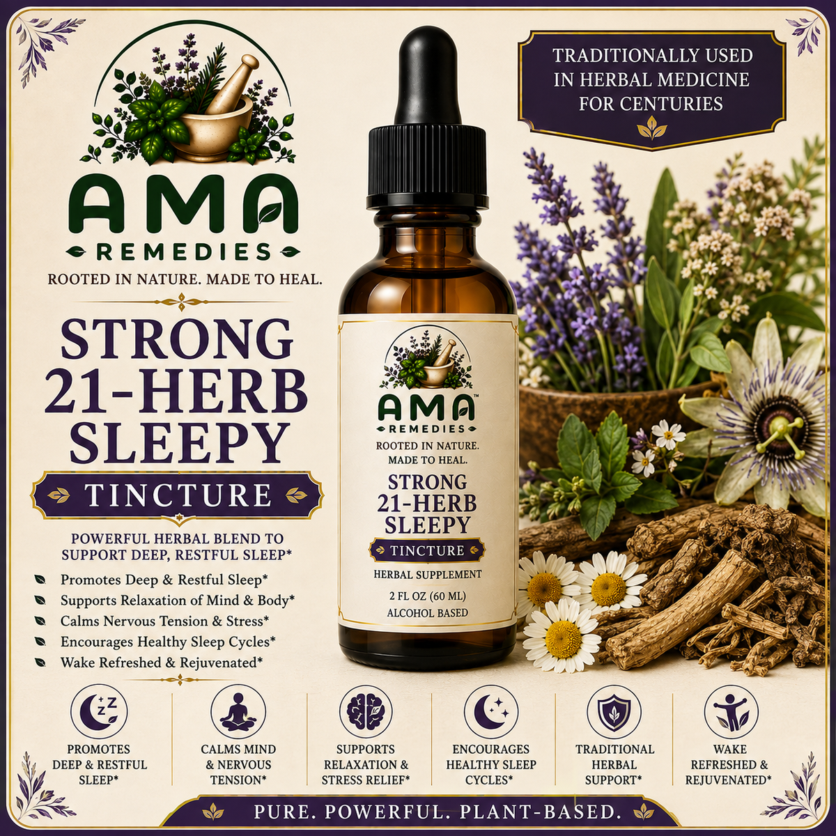 Strong 21-Herb Sleepy Tincture