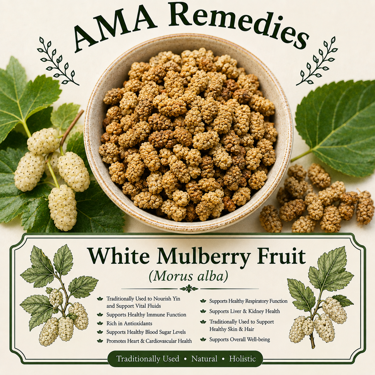 White Mulberry Fruit (Morus alba)