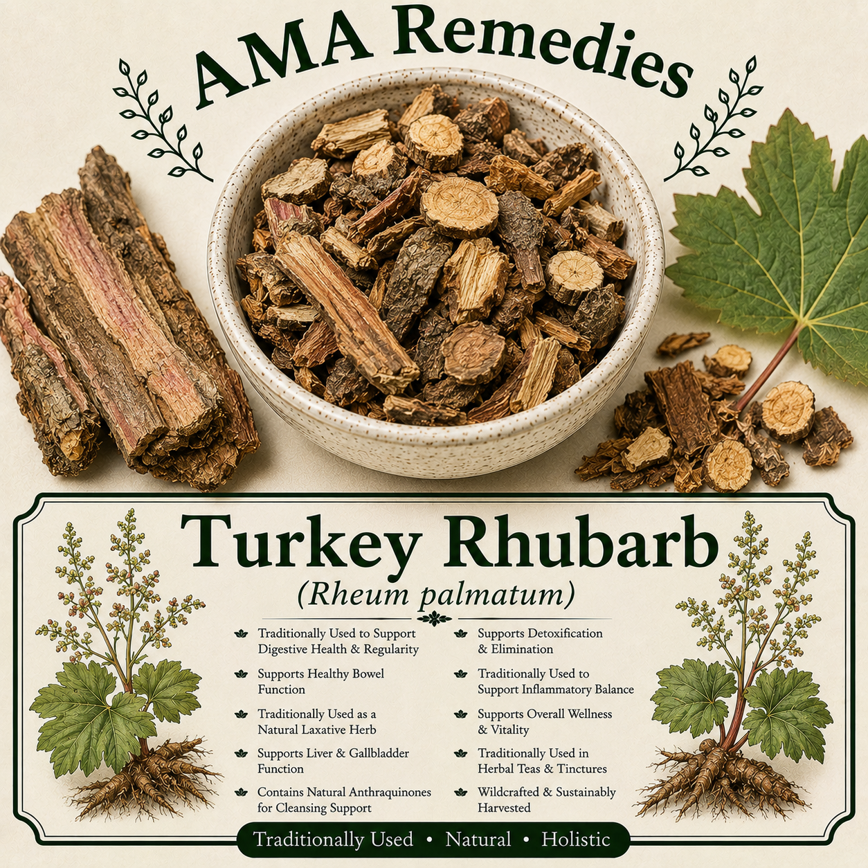 Turkey Rhubarb (Rheum palmatum)