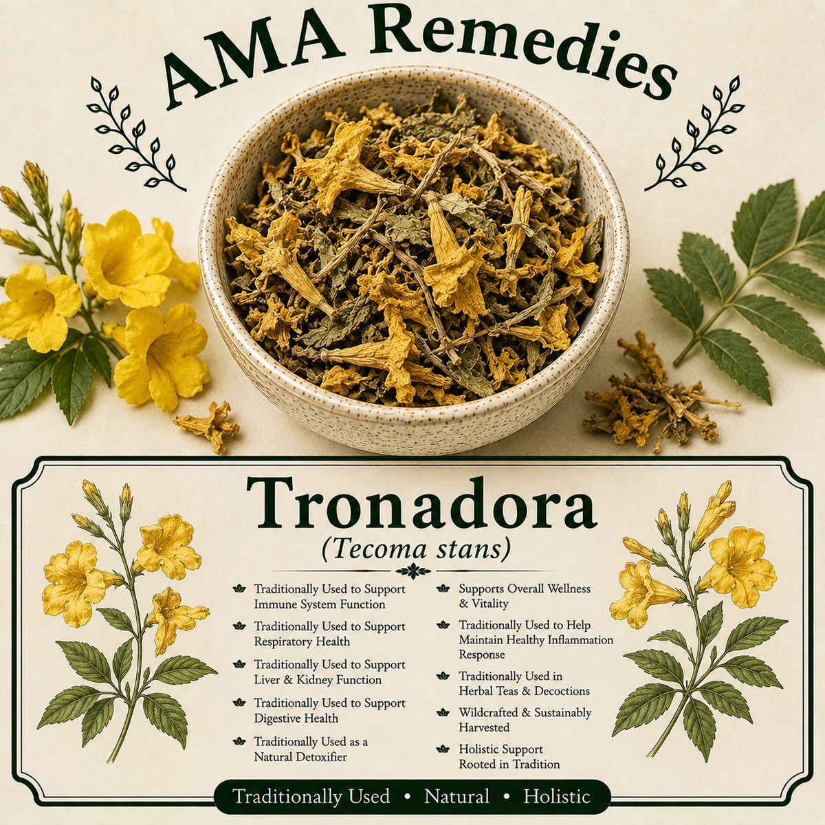 Tronadora (Tecoma stans)