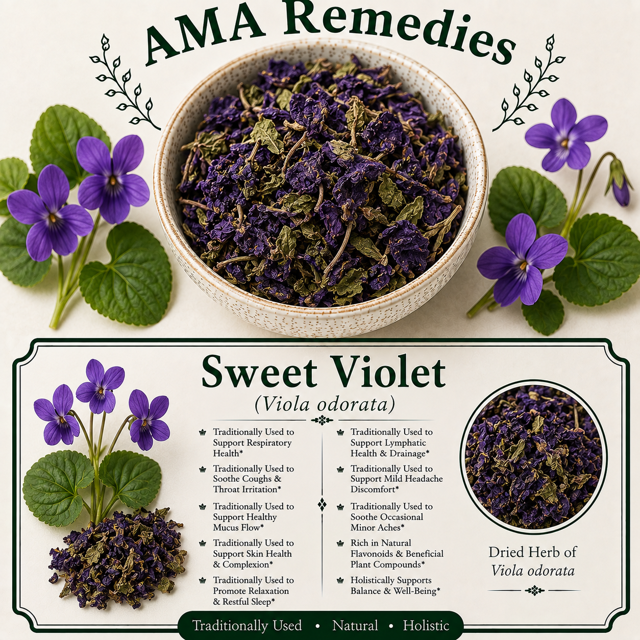 Sweet Violet (Viola odorata)