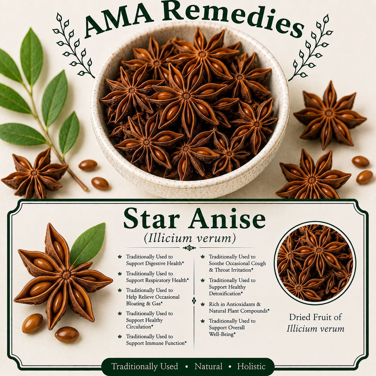 Star Anise (Illicium verum)