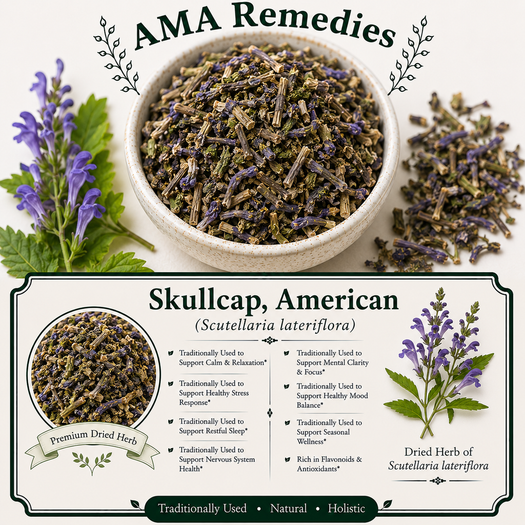 Skullcap, American (Scutellaria lateriflora) — Dried Herb
