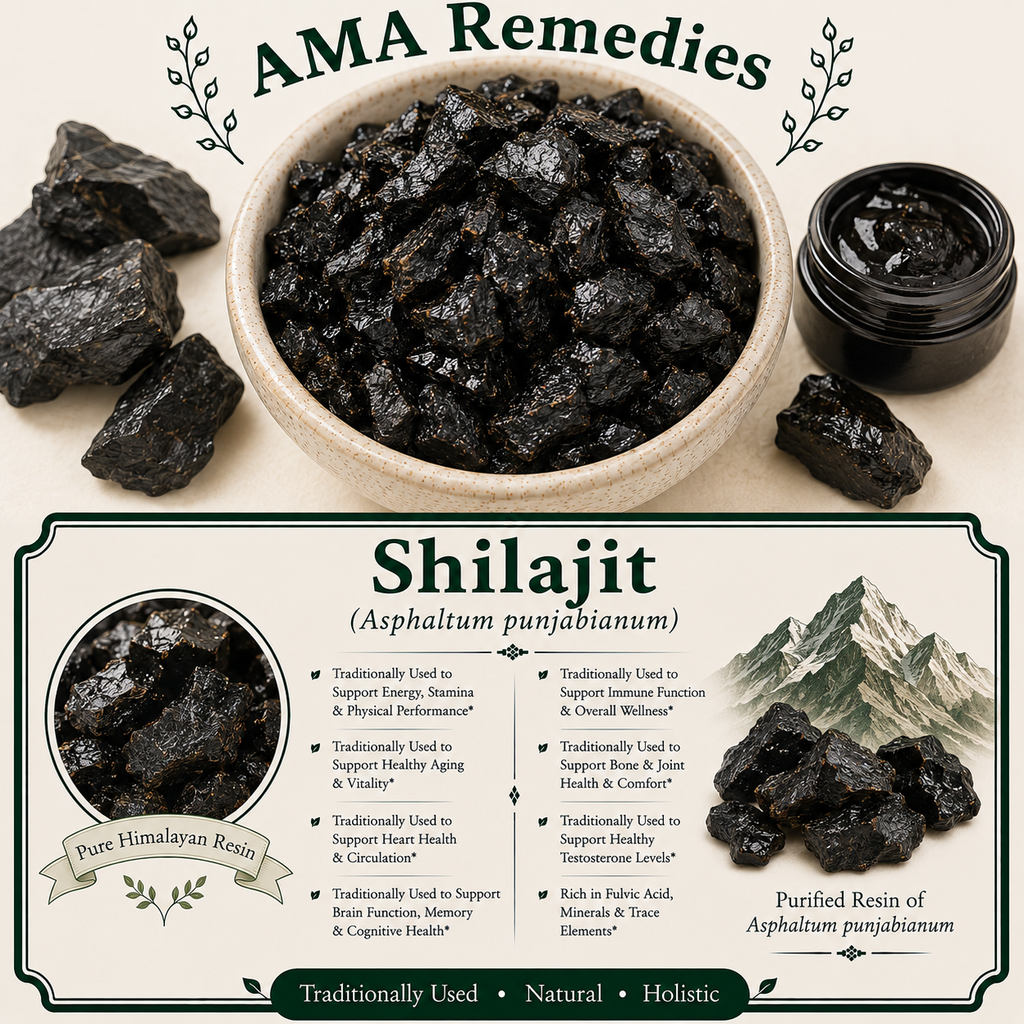 Shilajit (Asphaltum punjabianum) — Dried Mineral Pitch