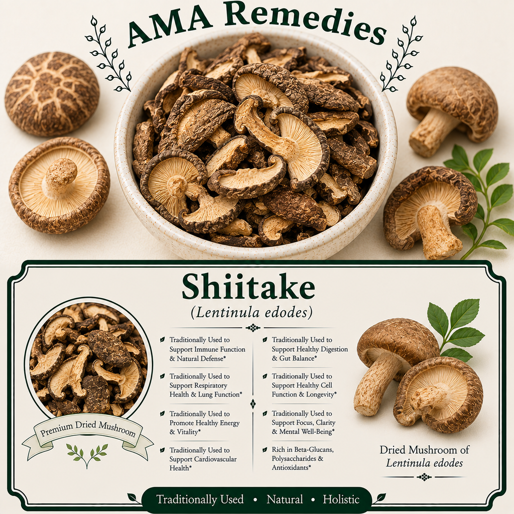 Shiitake (Lentinula edodes) — Dried Mushroom