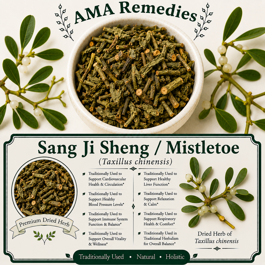 Sang Ji Sheng / Mistletoe (Taxillus chinensis)