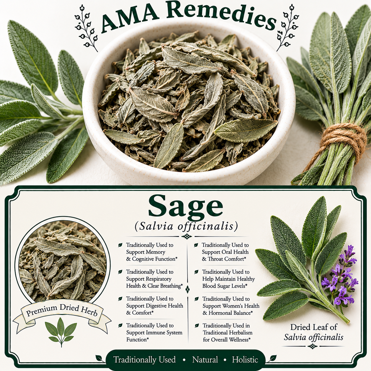 Sage (Salvia officinalis)