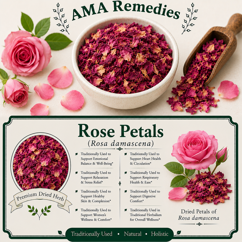Rose Petals (Rosa damascena)
