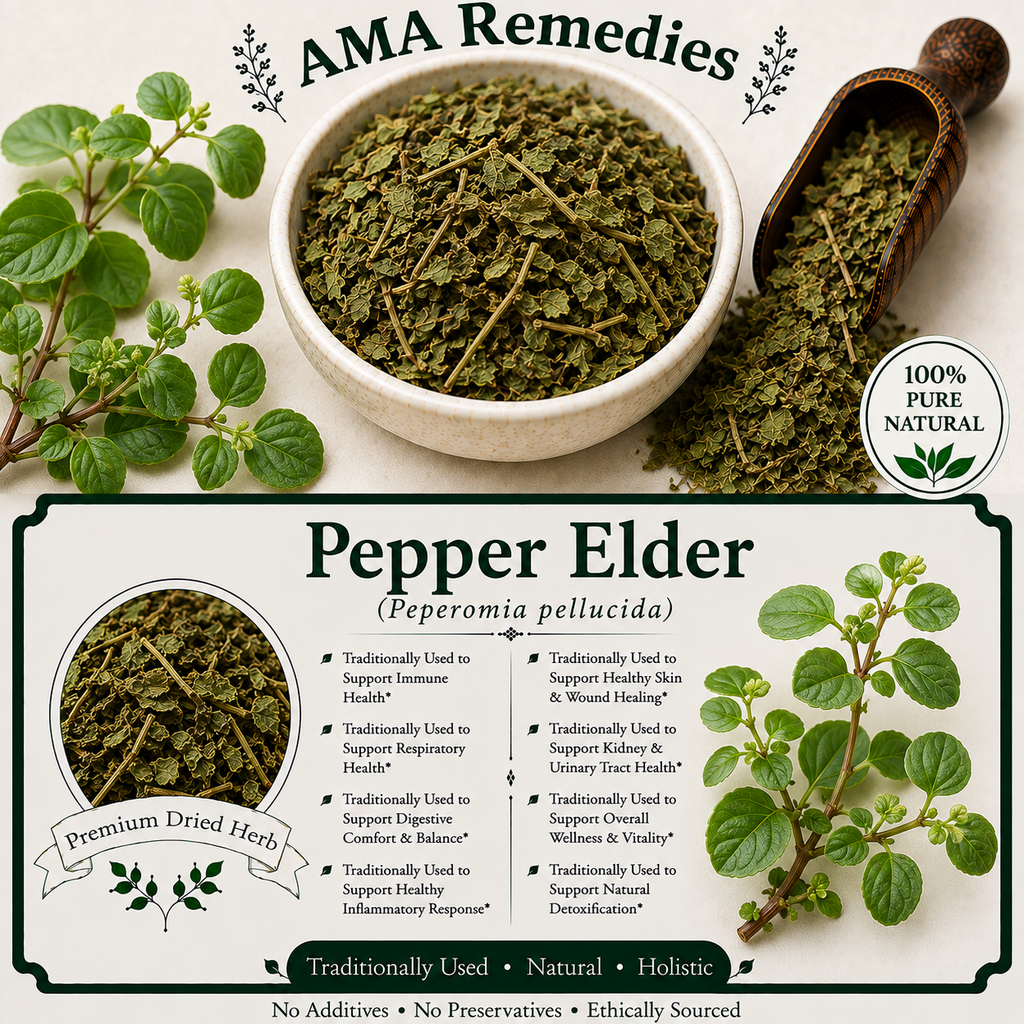Pepper Elder (Peperomia pellucida) — Dried Herb