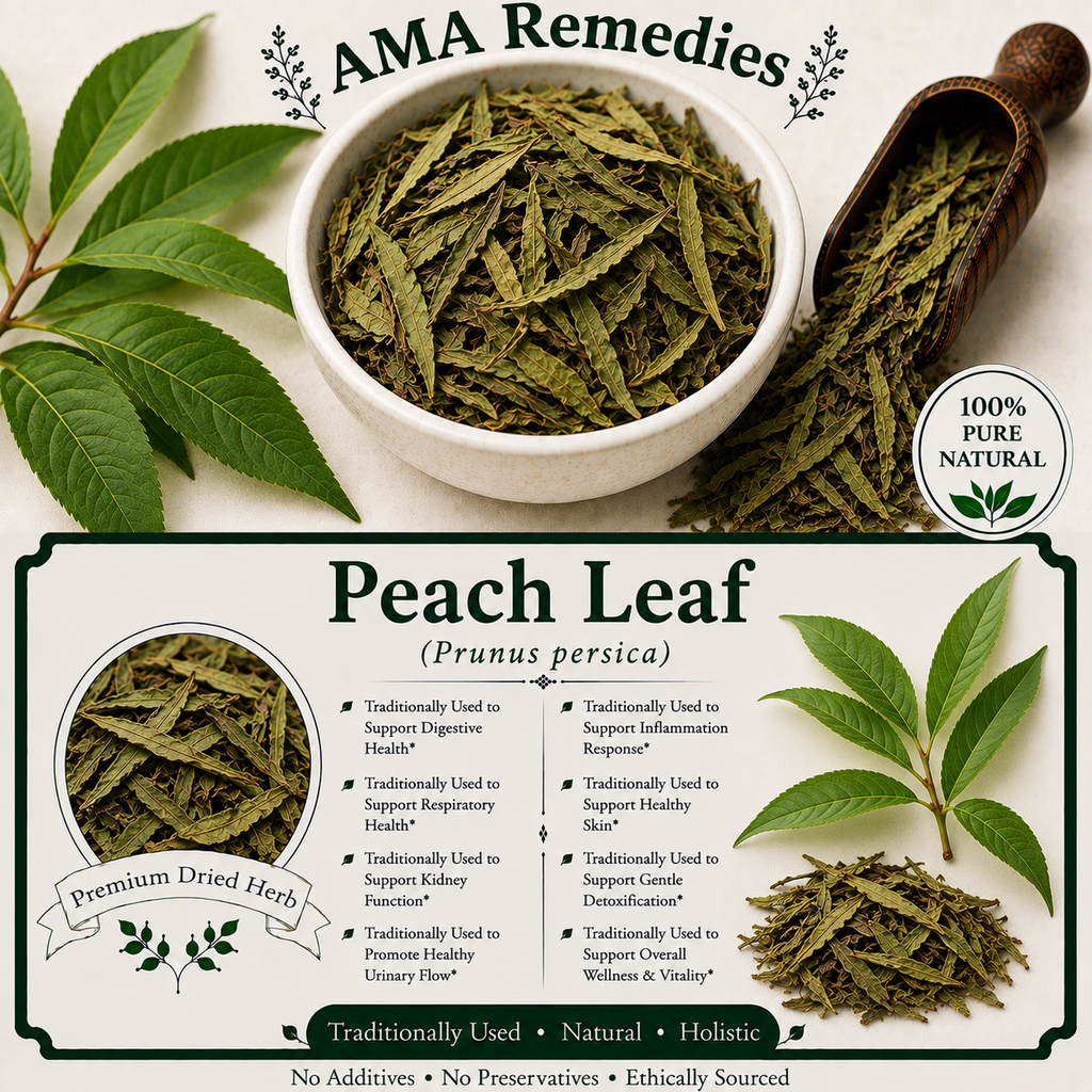 Peach Leaf (Prunus persica)