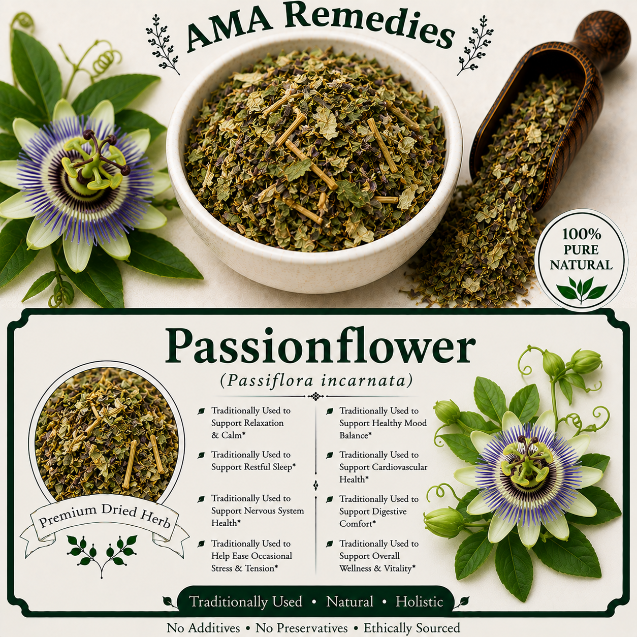 Passionflower (Passiflora incarnata)
