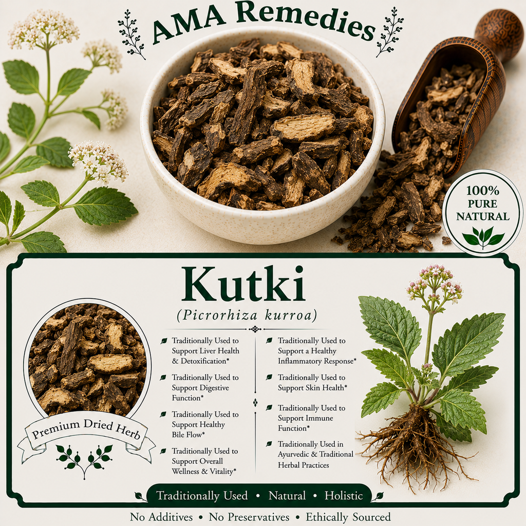 Kutki (Picrorhiza kurroa) — Dried Rhizome