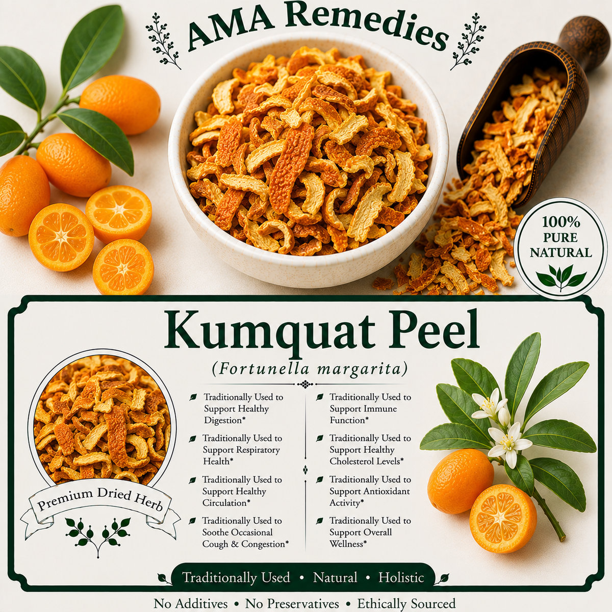 Kumquat Peel (Fortunella margarita)