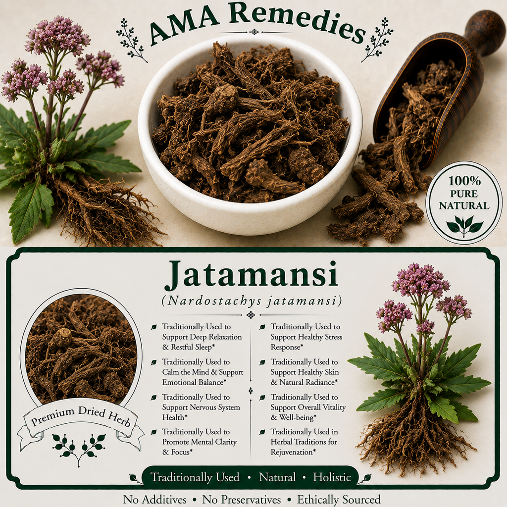Jatamansi (Nardostachys jatamansi) — Dried Rhizome