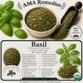 Basil (Ocimum basilicum) Loose Leaf Tea (Organic)