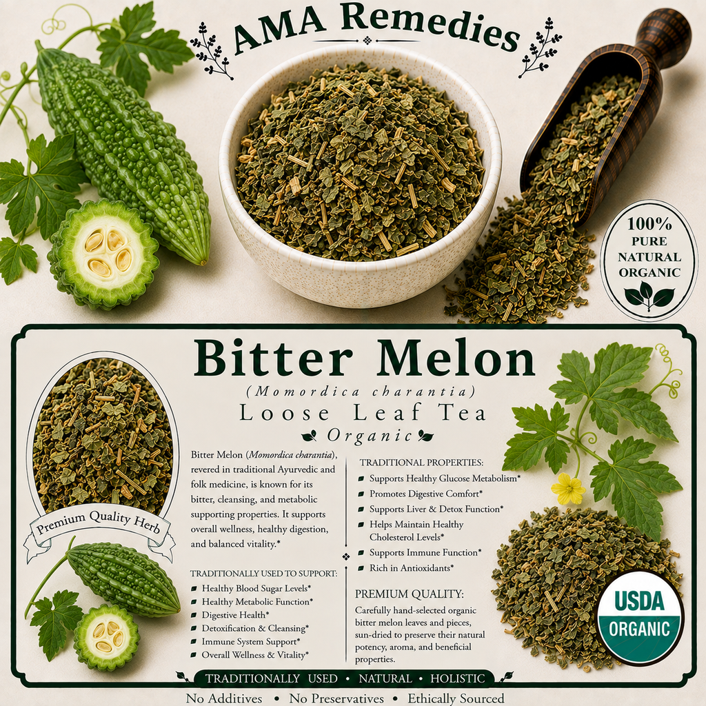 Bitter Melon (Momordica charantia) — Organic Dried Fruit