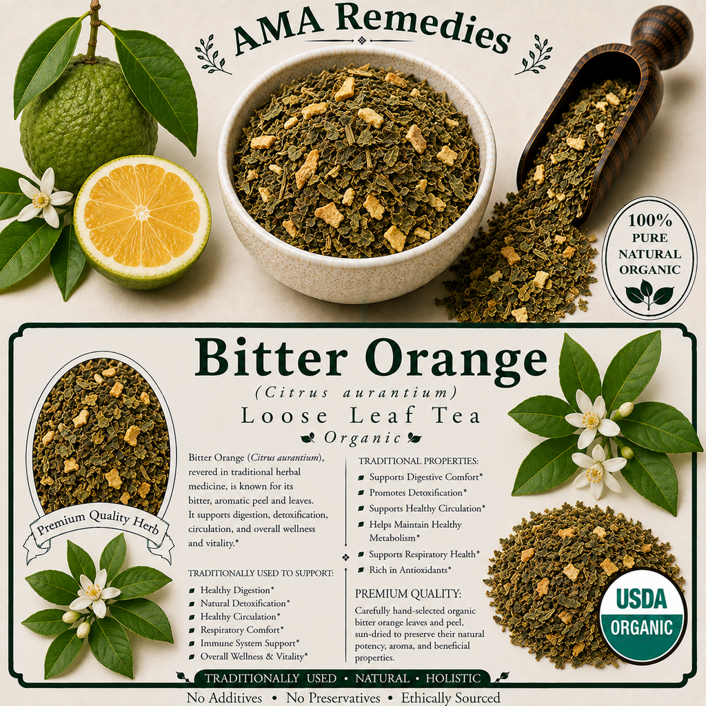 Bitter Orange (Citrus aurantium) Loose Leaf Tea (Organic)