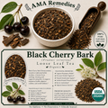 Black Cherry Bark (Prunus serotina) Loose Leaf Tea (Organic)