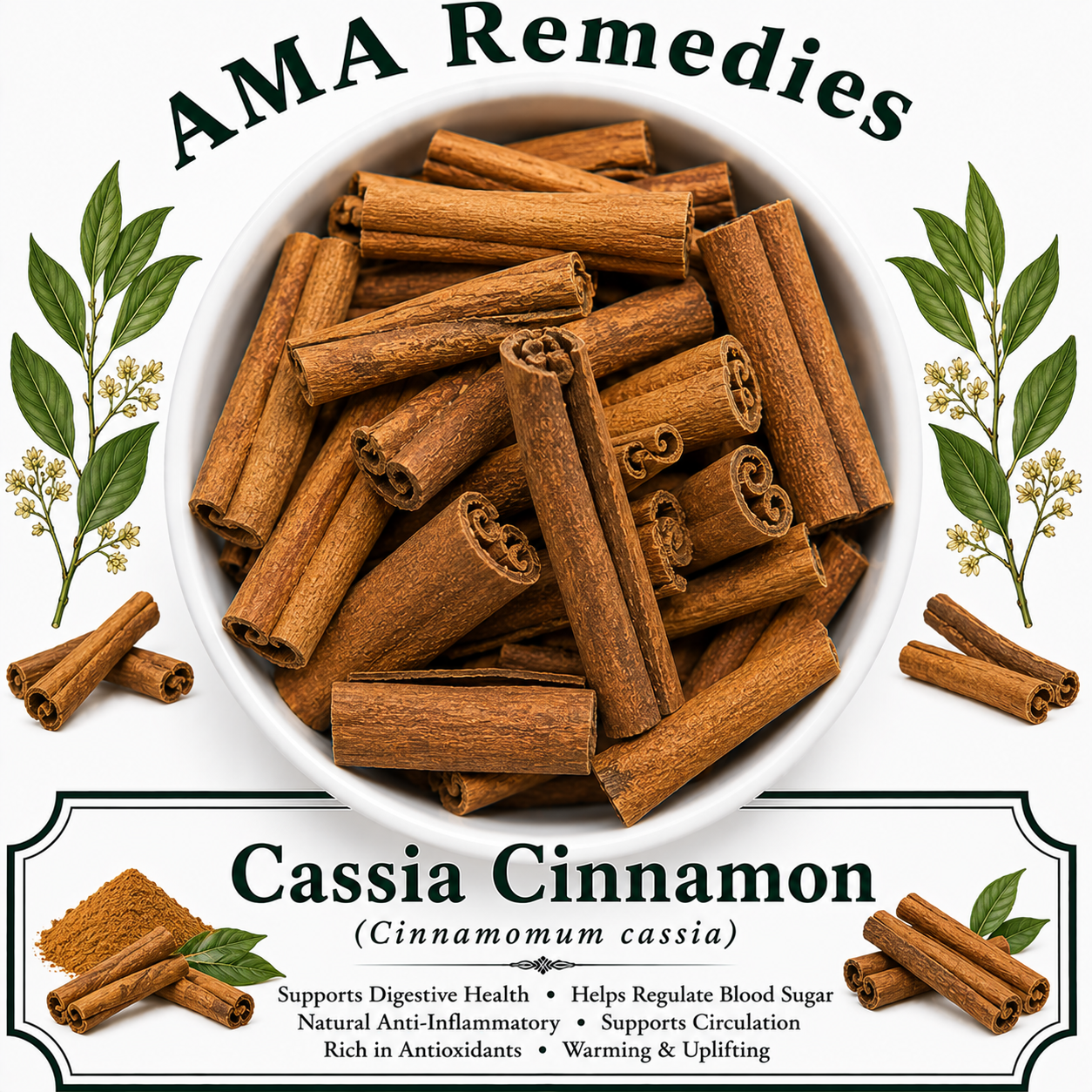 Cassia Cinnamon (Cinnamomum cassia)