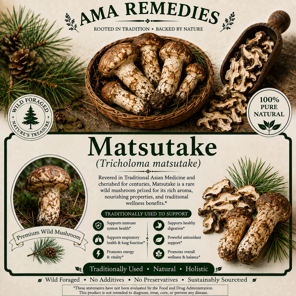 Matsutake (Tricholoma matsutake) — Dried Mushroom