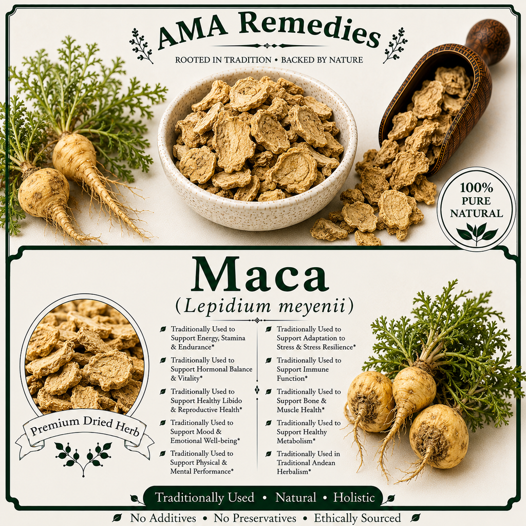 Maca (Lepidium meyenii) — Dried Root