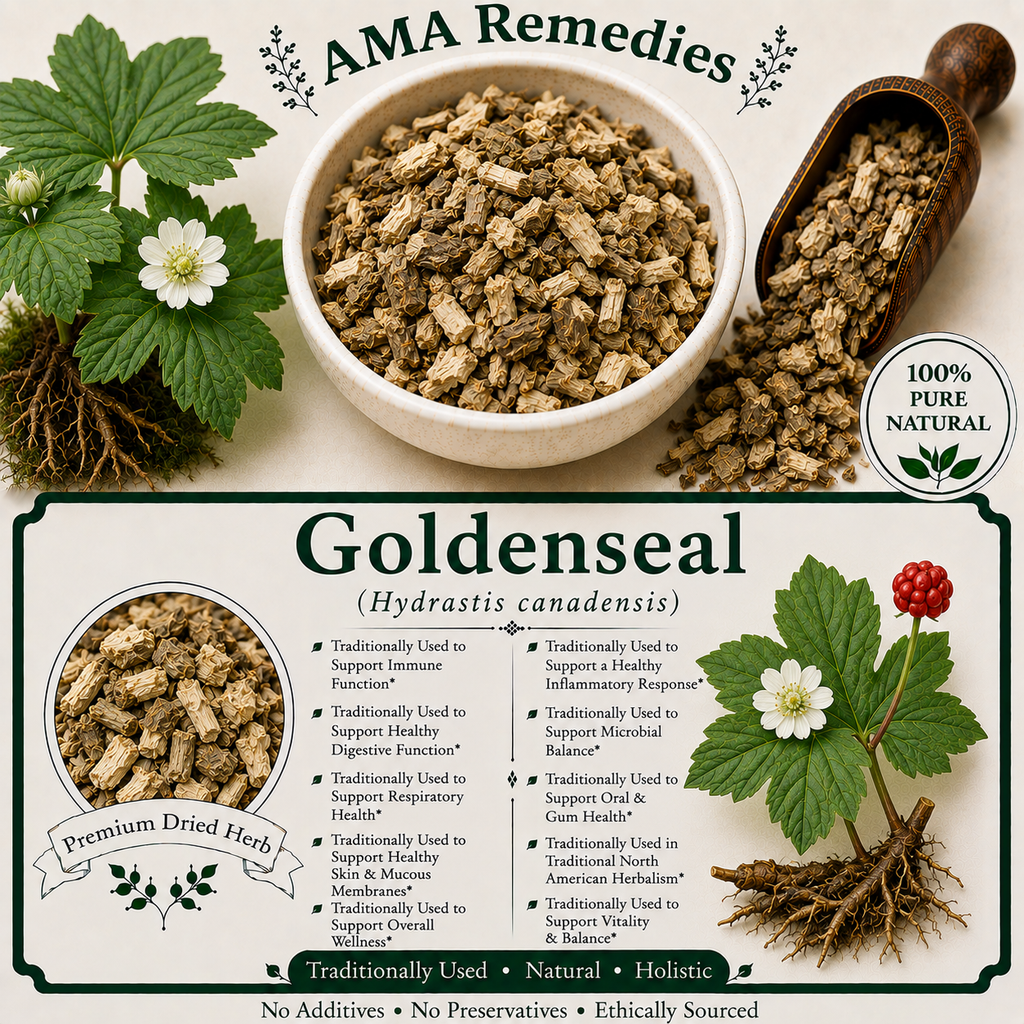Goldenseal (Hydrastis canadensis) — Dried Rhizome