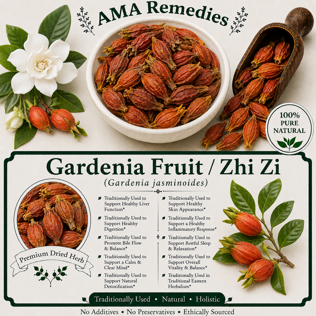 Gardenia Fruit / Zhi Zi (Gardenia jasminoides)
