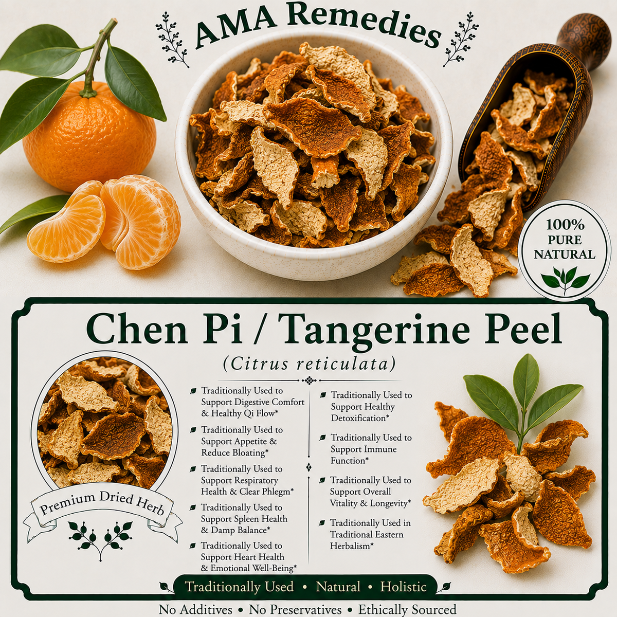 Chen Pi / Tangerine Peel (Citrus reticulata)