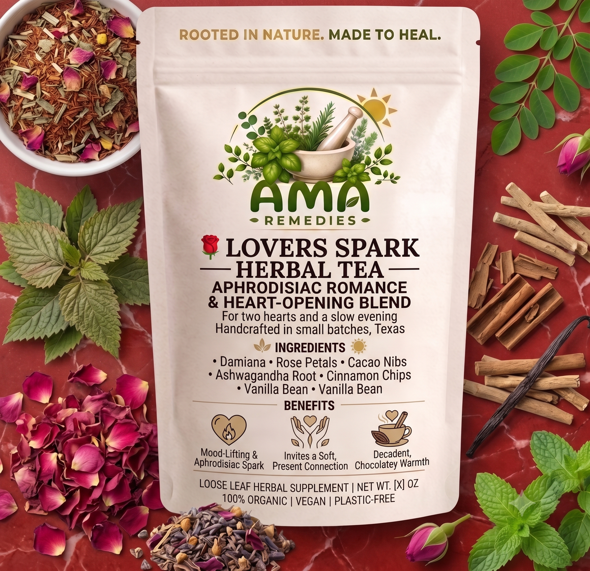 Lovers Spark Loose Leaf Tea (Organic)