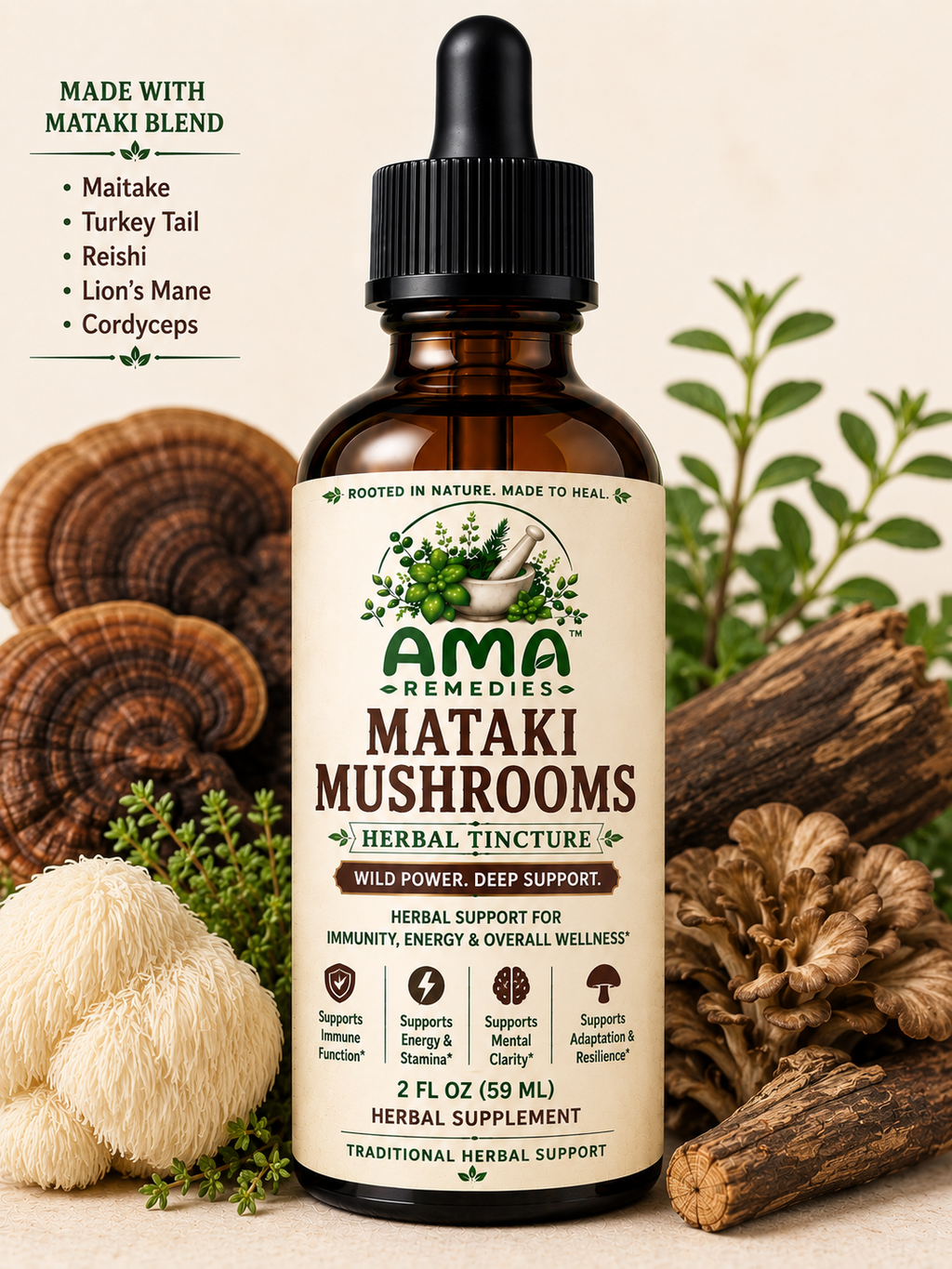 Mataki Mushrooms Tincture