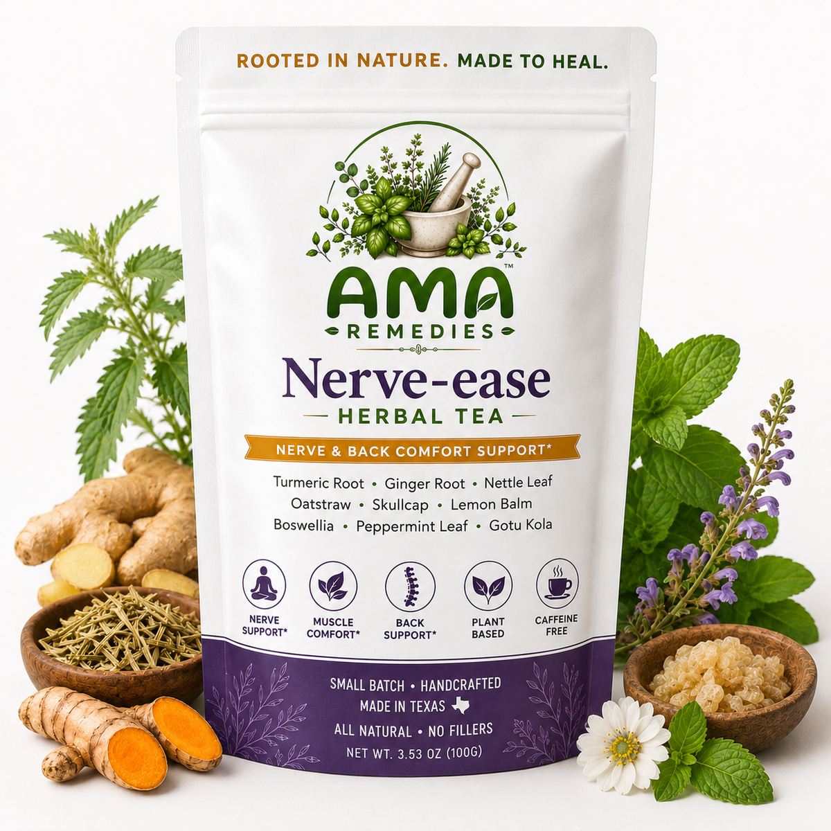 Nerve-Ease Loose Leaf Tea (Organic)