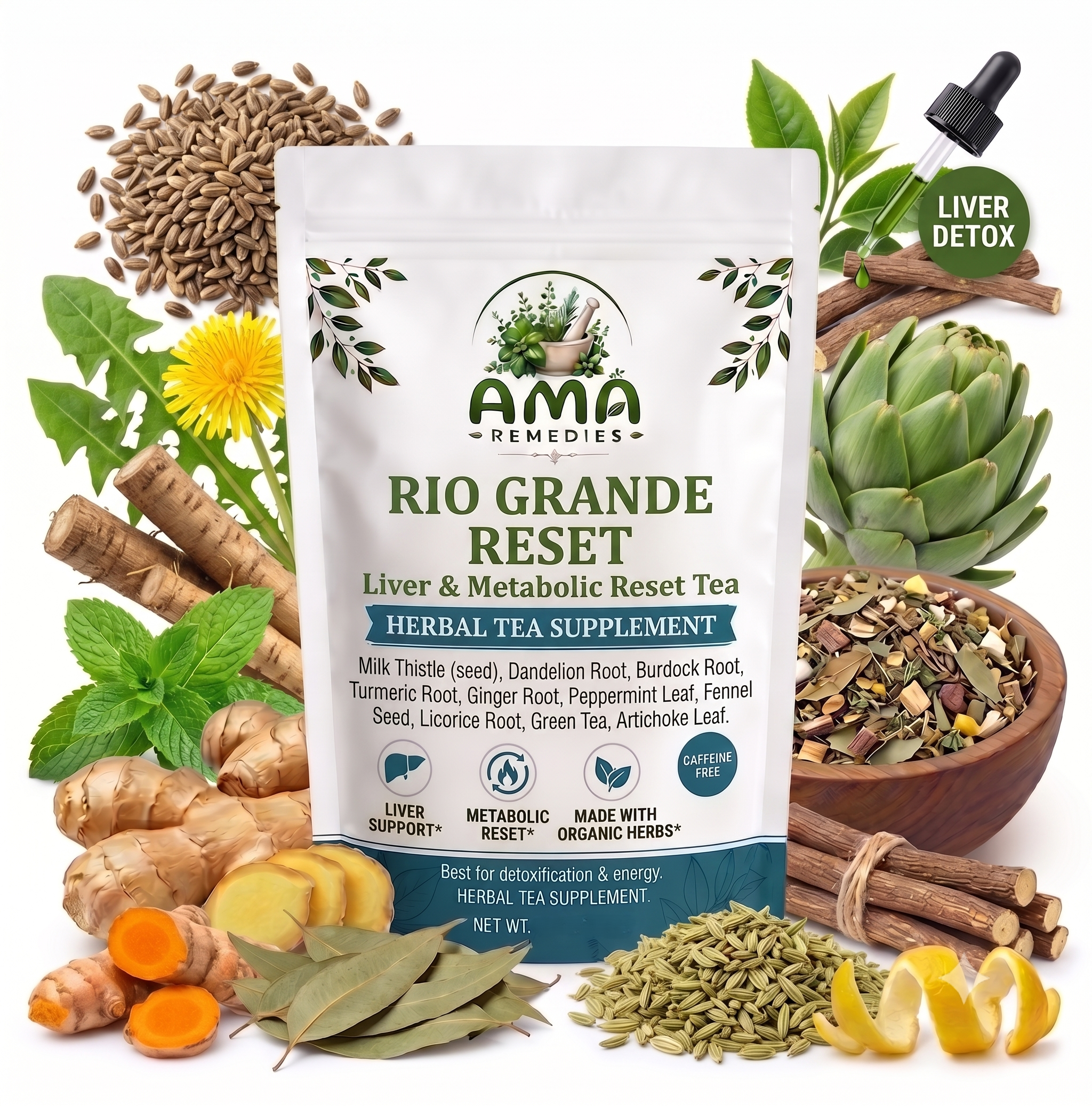 Rio Grande Reset Loose Leaf Tea (Organic)