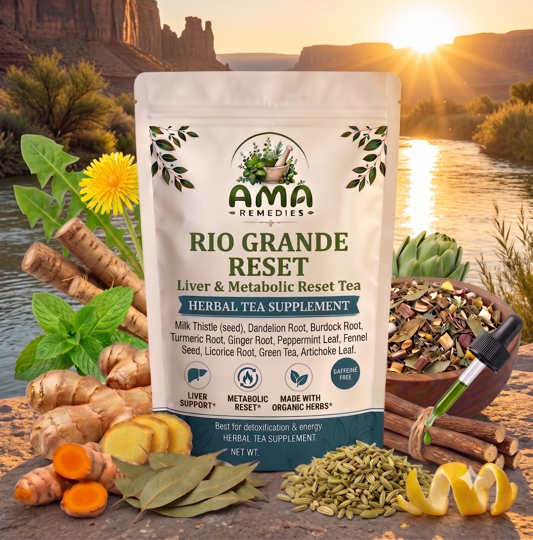 Rio Grande Reset Loose Leaf Tea (Organic)